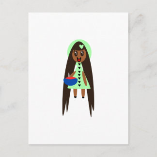 Rapunzel och Magic Tomato Soppa Vykort