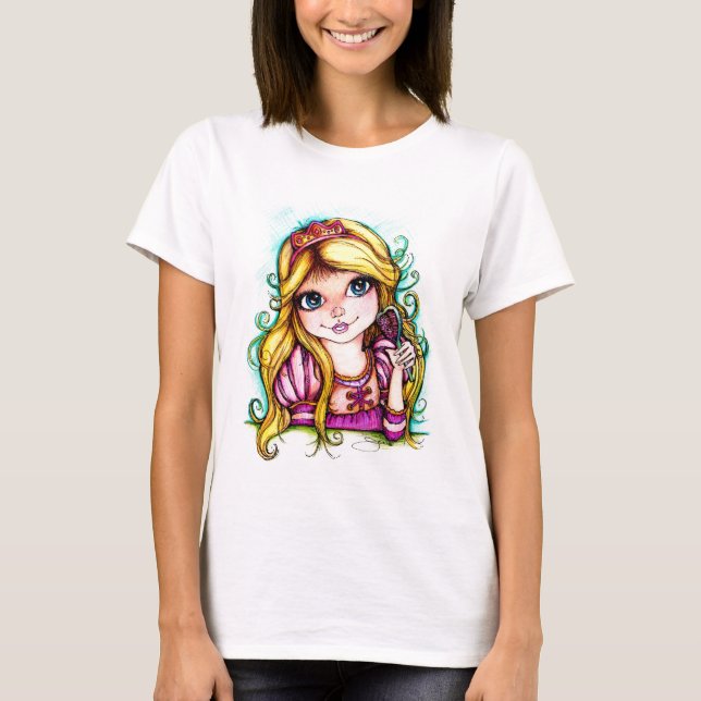 Rapunzel sagadröm t-shirt (Framsida)