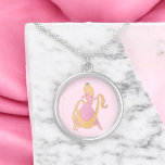 Rapunzel Silver Plattformad Necklace Silverpläterat Halsband<br><div class="desc">🖤</div>