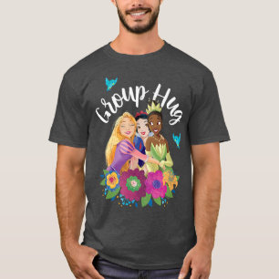 Rapunzel, Snö White, Tiana Group Hug T Shirt