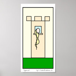 Rapunzel-utskrift Poster