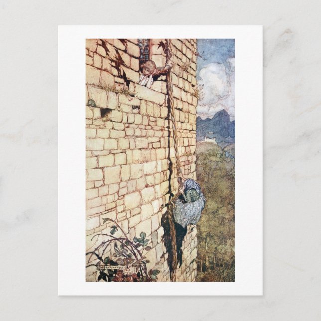 Rapunzel Vykort (Framsida)