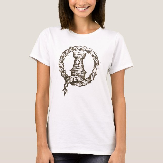 Rapunzels Circle Logotyp Shirt T (Framsida)