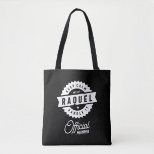 Raquel Personlig Namn Birthday Gift Tygkasse