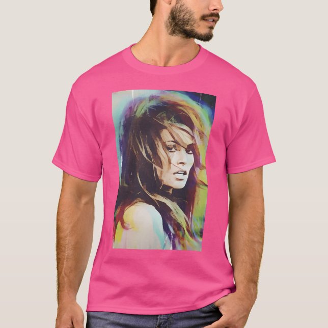 Raquel Welch T Shirt (Framsida)