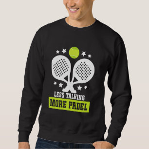 Raquet Boll Racket Player minus Talking Game Fläkt Lång Ärmad Tröja