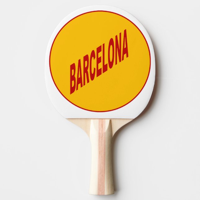 Raquette de Ping Pong   BARCELONA Pingisracket (Framsidan)