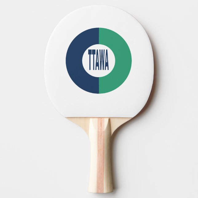 Raquette de  ping-pong Caoutchouc  Design OTTAWA Pingisracket (Framsidan)