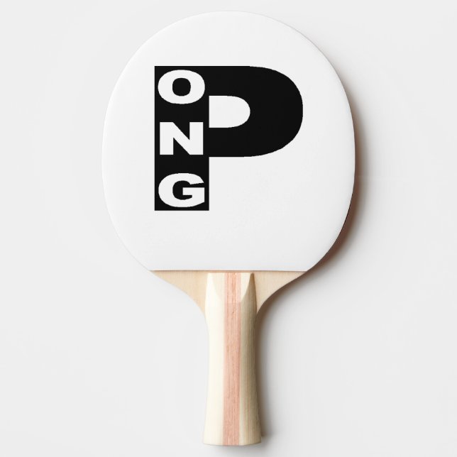 Raquette de ping-pong  Caoutchouc Design PING PONG Pingisracket (Framsidan)