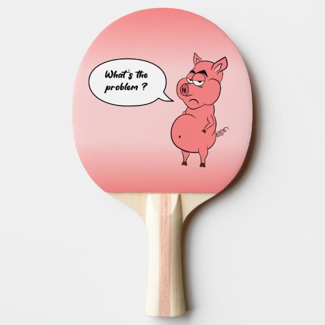 Raquette De Ping Pong Ronchon le cochon Pingisracket (Baksidan)
