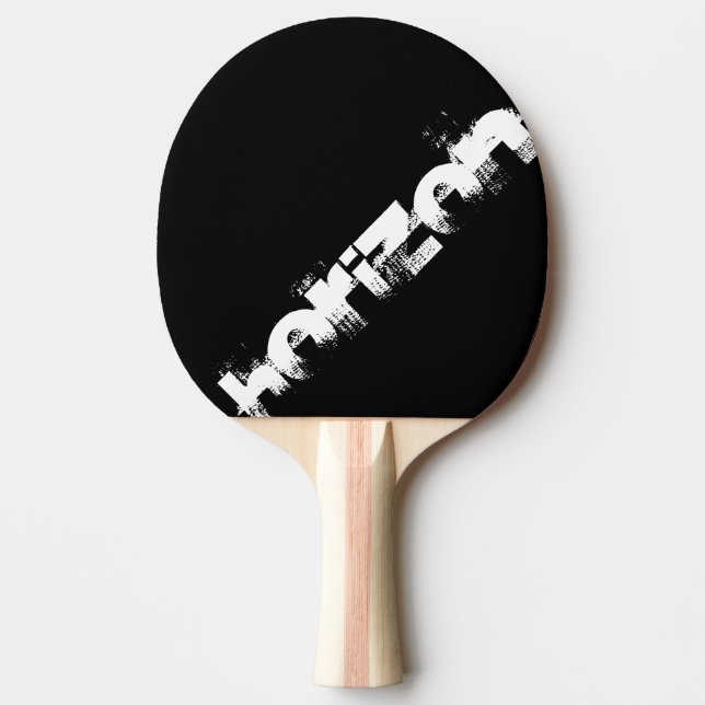 raquette noire et orange à personnaliser horizon pingisracket (Framsidan)