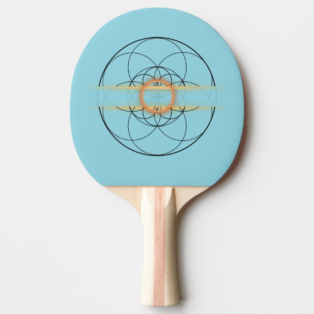 raquette ping pong fleur de vie pingisracket (Framsidan)