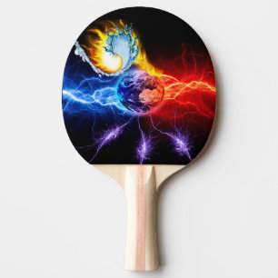 raquette planète feu et eau pingisracket