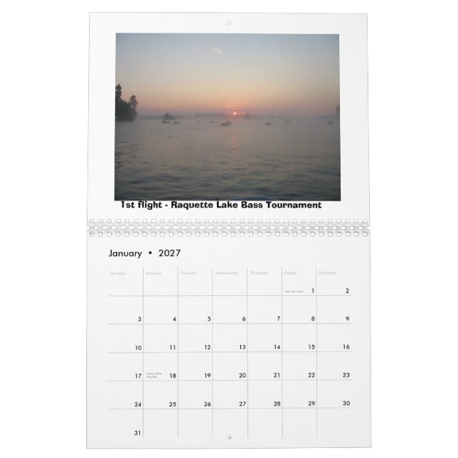 Raquette sjökalender 2012 kalender (Jan 2027)