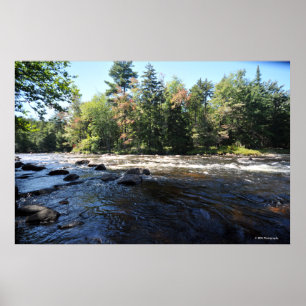 Raquettefloden i Adirondack. tryck 08 258