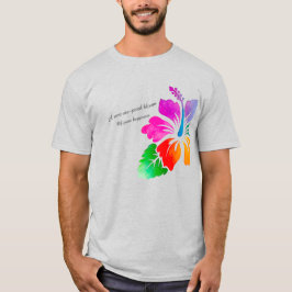 Rare 6-Petal Hibiscus-Colorful Hawaiian Good Luck T Shirt