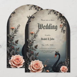 Rare as a black swan, timeless as true love.  inbjudningar