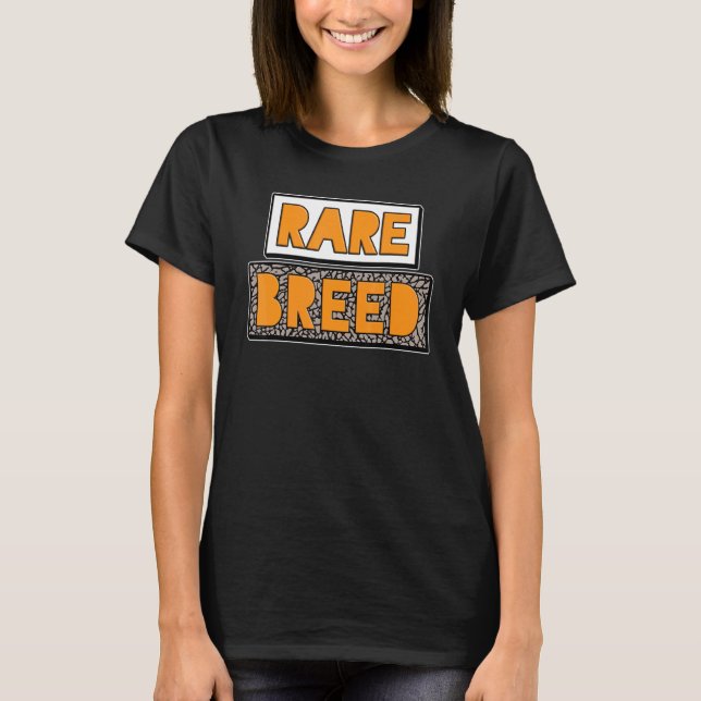 Rare Breed Laser Orange 3s Matching T Shirt (Framsida)