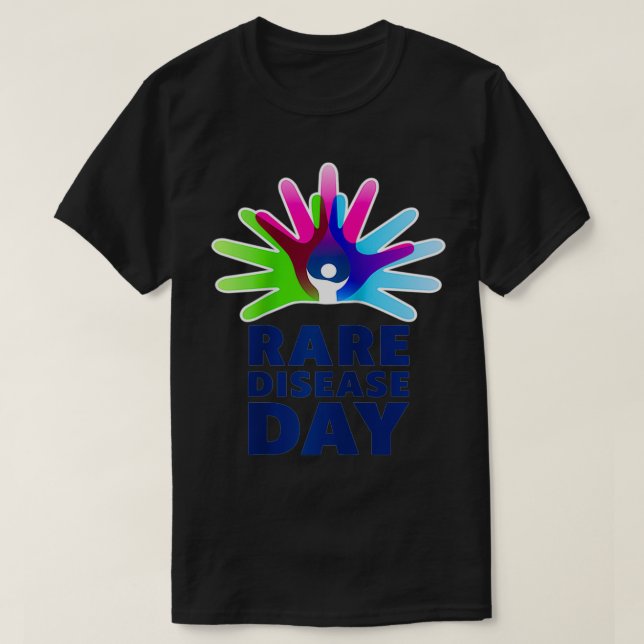 Rare Disease Awareness   Rare Disease Day 2022  T Shirt (Design framsida)