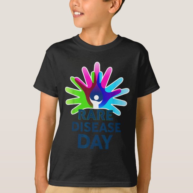 Rare Disease Awareness Shirt - Rare Disease Day 20 T Shirt (Framsida)