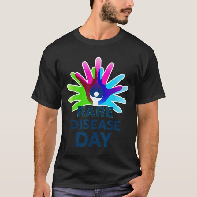 Rare Disease Awareness Shirt - Rare Disease Day 20 T Shirt (Framsida)