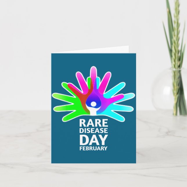 Rare Disease Awareness Shirt - Rare Diseases Day 2 Kort (Framsida)