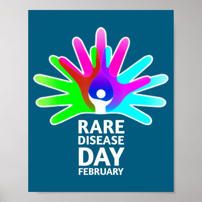Rare Disease Awareness Shirt - Rare Diseases Day 2 Poster (Framsidan)
