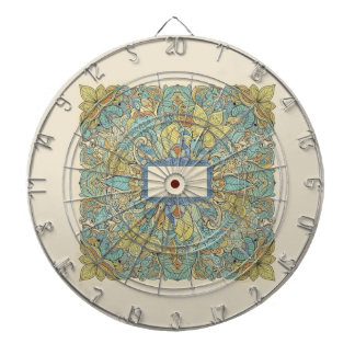 Rare Zentangle Mandala Art Dartboard Darttavla