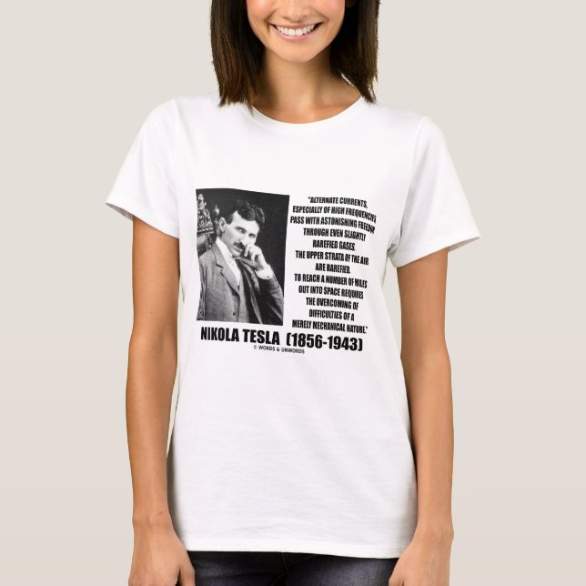 Rarefied omväxlande strömmar gasar mekaniskt tee shirt (Framsida)