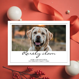 Rarely Christmas Labrador Dog Card Julkort