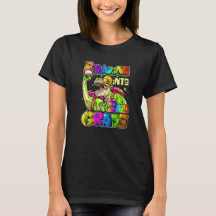 Raring 2:a Klass Dinosaur-ryggsäck Back to school T Shirt