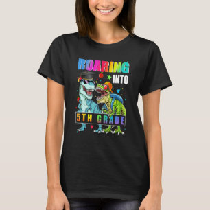 Raring 5:e Klass Cute Dinosaur-ryggsäck tillbaka t Shirt