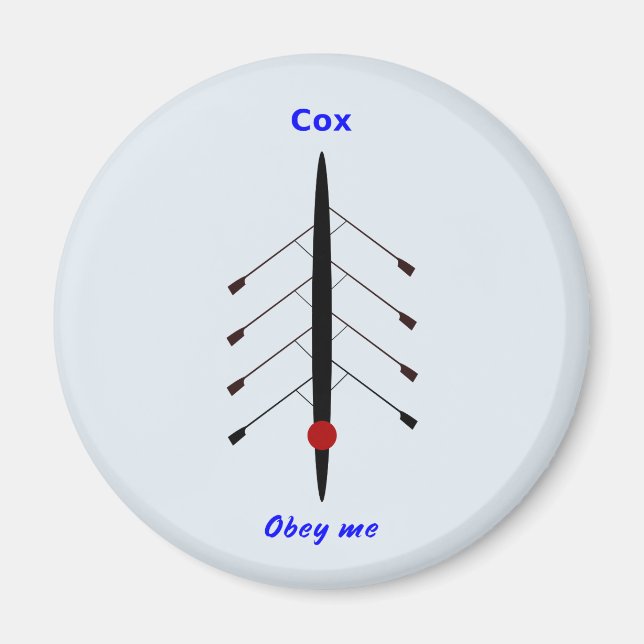 Raring cox överviktiga mig magnet (Framsidan)