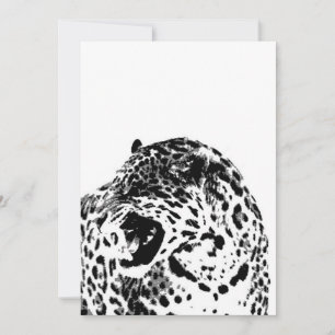 Raring Jaguar-inbjudan Inbjudningar
