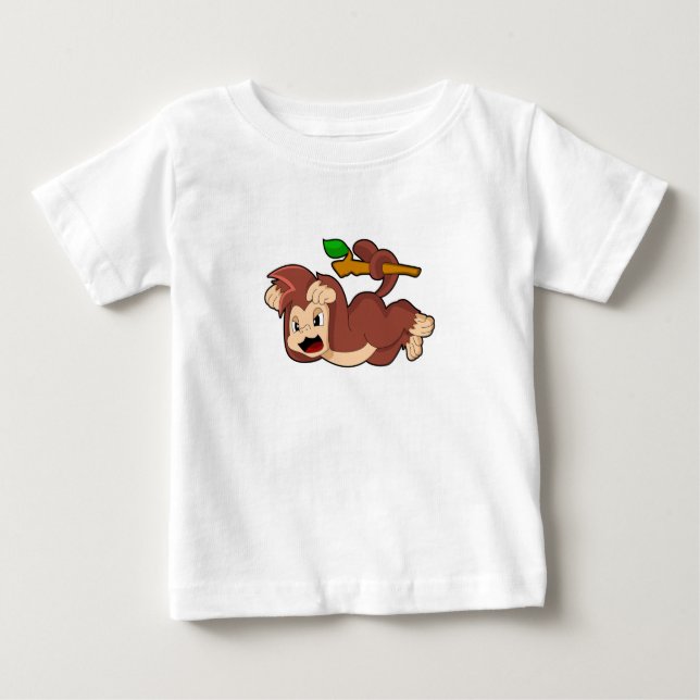 Raring Monkey T Shirt (Framsida)