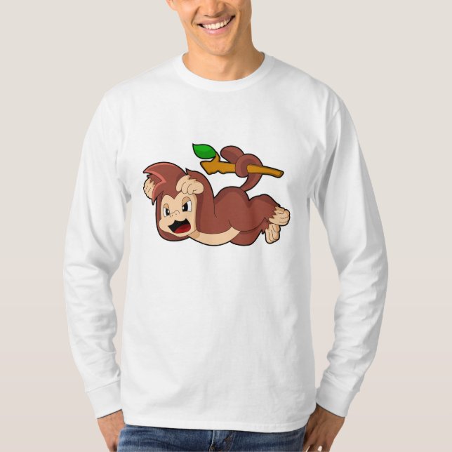 Raring Monkey T Shirt (Framsida)