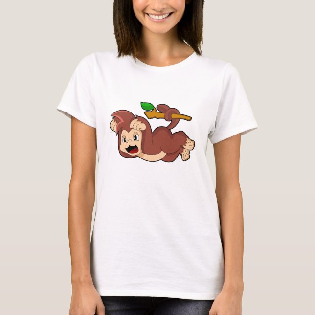 Raring Monkey T Shirt (Framsida)