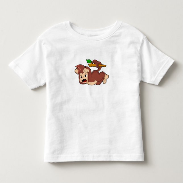 Raring Monkey T Shirt (Framsida)