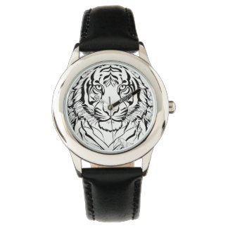 "Raring Stil: Tiger-Faced Timepart" Armbandsur