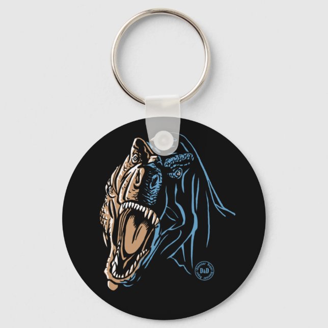 Raring T-Rex-Nyckelring Nyckelring (Framsida)