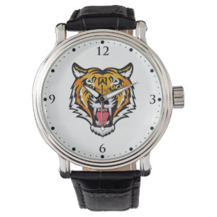Raring Tiger Head-25818 Armbandsur