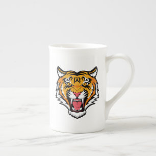 Raring Tiger Head-25818 Benporslin Mugg