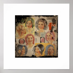 Raring Twenties Hat Annons Poster