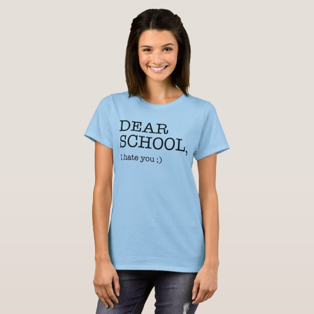 Raringen skolar, mig hatar dig;), tee shirt (Hel framsida)