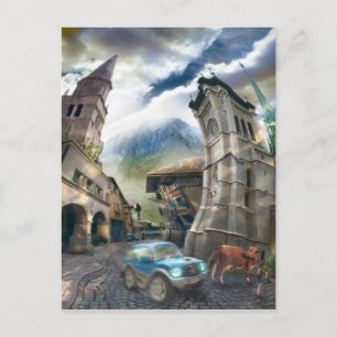 Raro Pueblo (fragment) - vykort