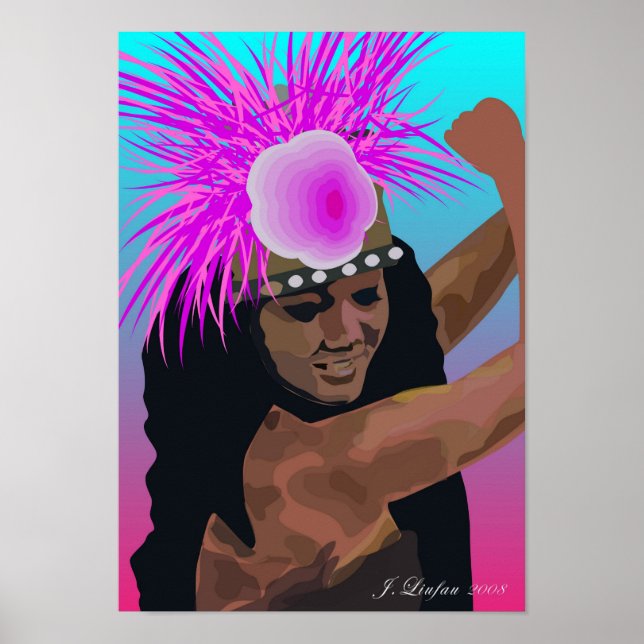 Rarotonga Tamure Poster (Framsidan)