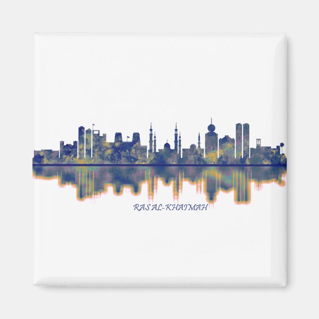 Ras Al-Khaimah Skyline Magnet (Framsidan)
