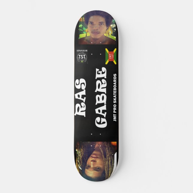 RAS GABRE BECKFORD JMT Skateboard (Framsida)