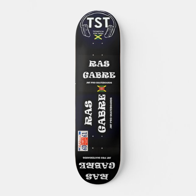 RAS GABRE BECKFORD JMT Skateboard (Framsida)