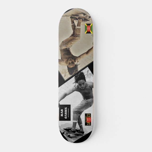 RAS GABRE BECKFORD JMT Skateboard (Framsida)